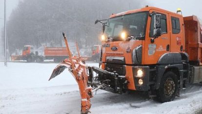 Bolu Dağı beyaza büründü: Kar kalınlığı 10 santimetreye ulaştı