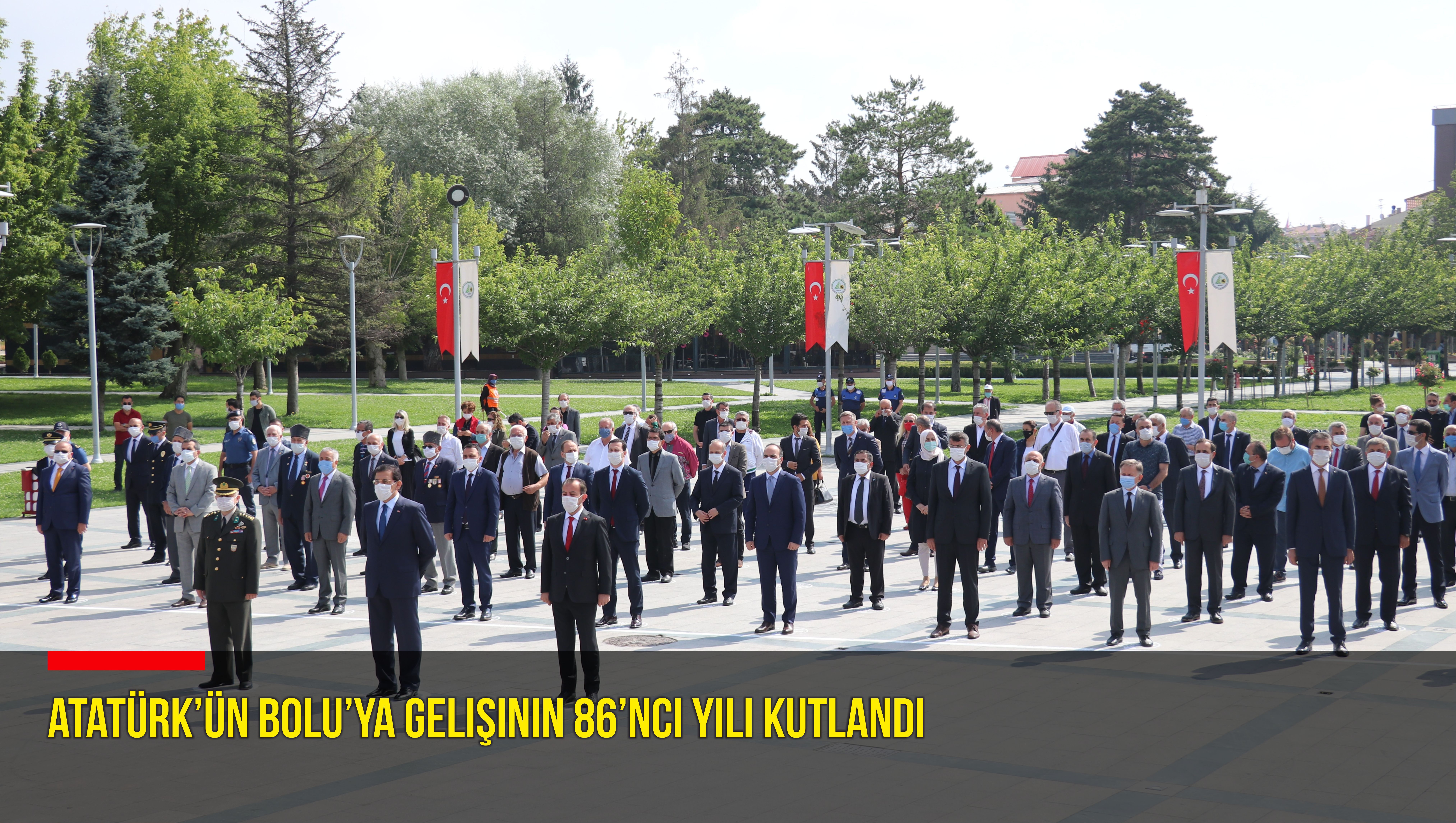 Mustafa Kemal Atatürk’ün gelişinin 86’ıncı yılı düzenlenen törenle kutlandı.