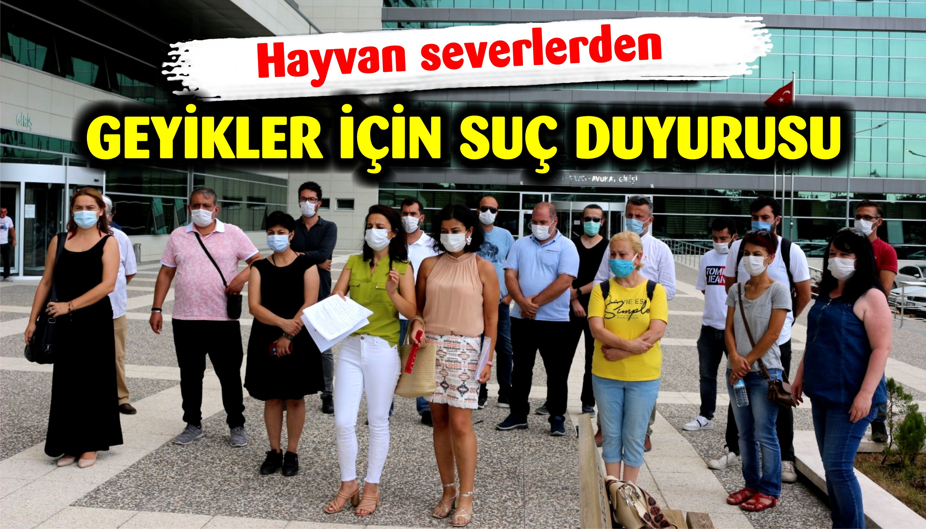 Hayvan severlerden geyikler için suç duyurusu