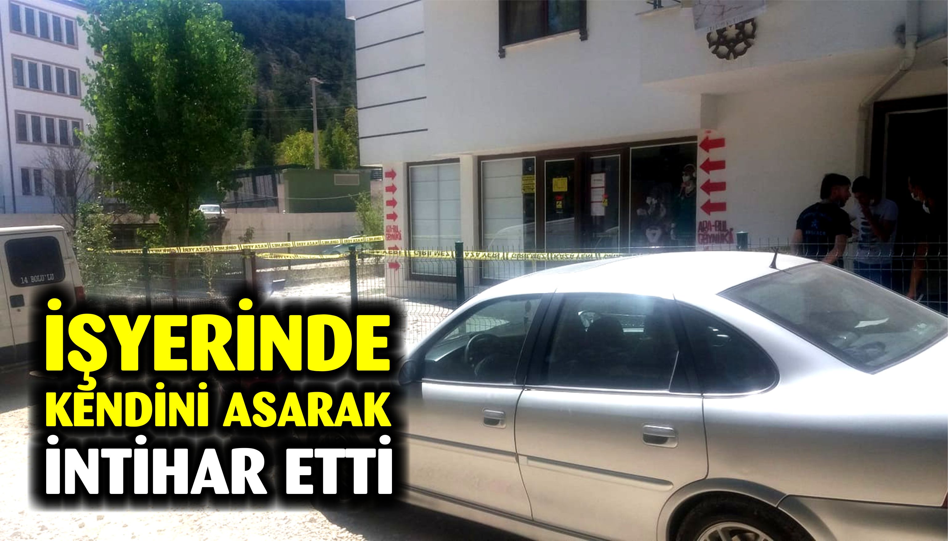 İşyerinde kendini asarak intihar etti