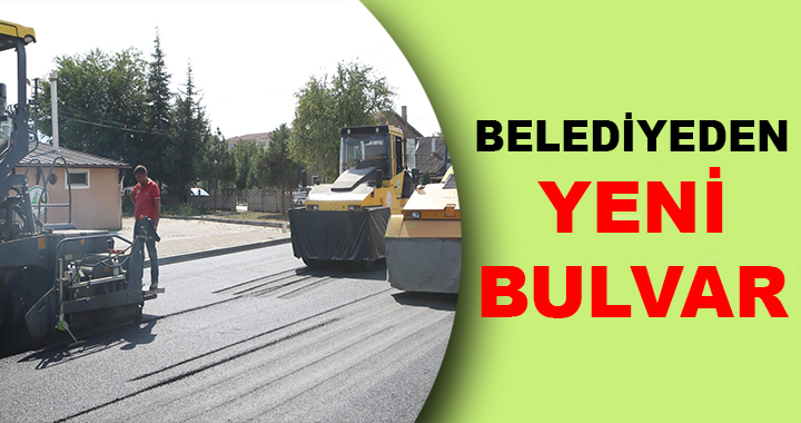 Bolu Belediyesi’nden  yeni bulvar