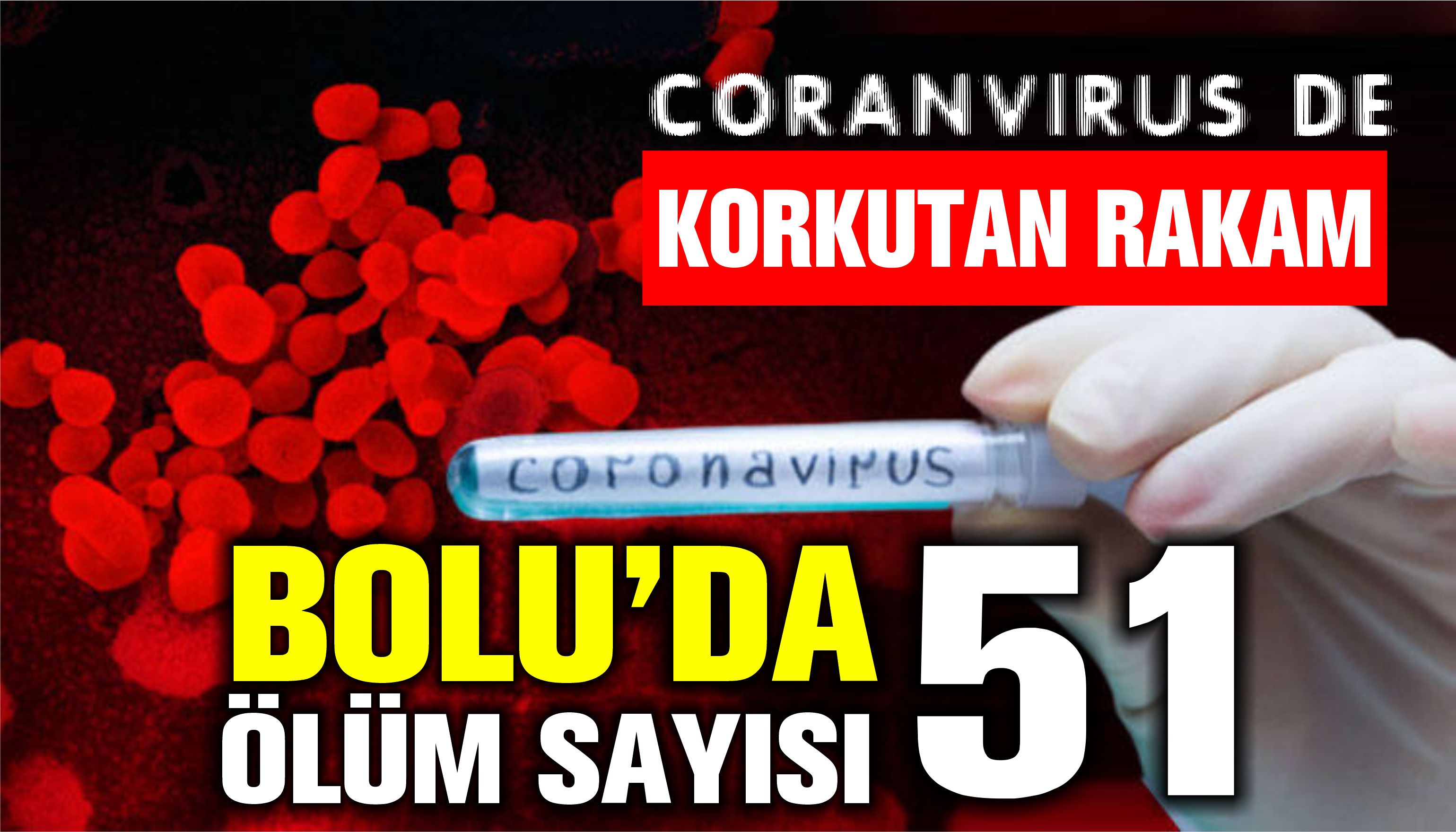 Bolu'da ölüm sayısı 51 oldu