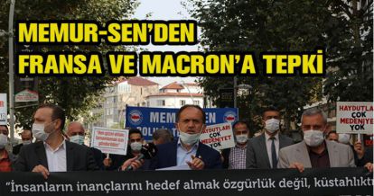 FRANSA VE MACRON'A TEPKİ