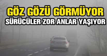 KENT MERKEZİNDE YOĞUN SİS