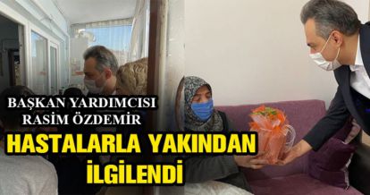 RASİM ÖZDEMİR KANSER HASTALARINI ZİYARET ETTİ