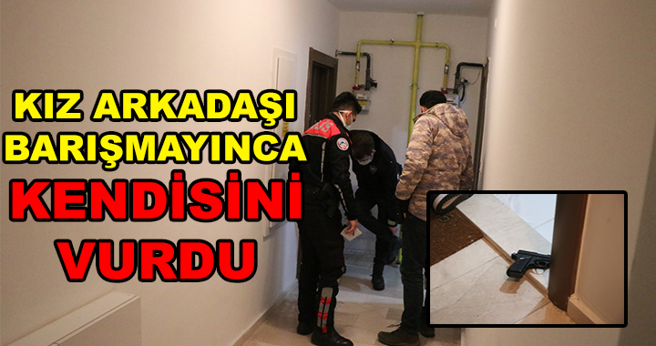 KENDİSİNİ VURDU