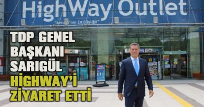 Mustafa Sarıgül, Ankara seyahati sırasında Highway AVM'yi ziyaret etti.