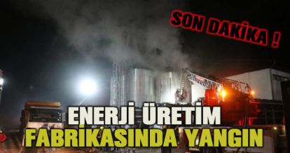 Siloda sıkışan gübre yangına sebep oldu