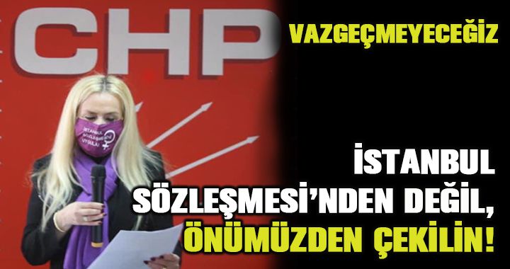 Bolu CHP Kadın Kolları'ndan İstanbul Sözleşmesi açıklaması: Vazgeçmeyeceğiz!