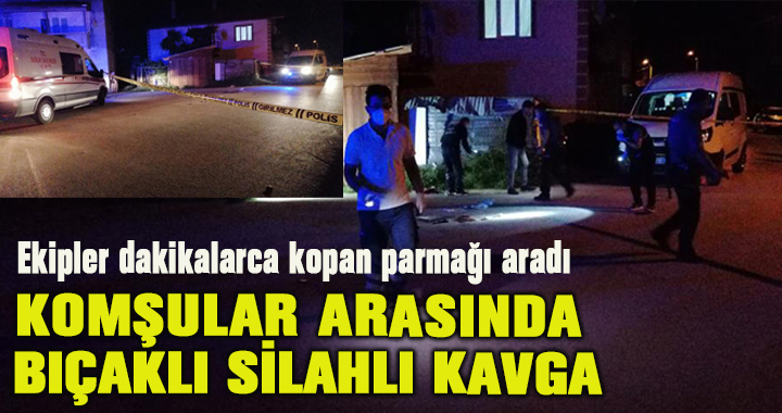 Mahallenin savaş alanına döndüğü kavgada kan aktı