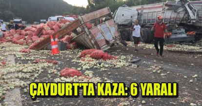 ÇAYDURT'TA KAZA: 6 YARALI