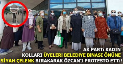 ÖNCE SİYAH ÇELENK BIRAKTILAR ARDINDAN PROTESTO ETTİLER!