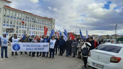 Türk Eğitim-Sen eylem yaptı...