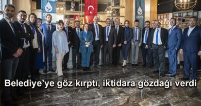 Belediye'ye göz kırptı, iktidara gözdağı verdi