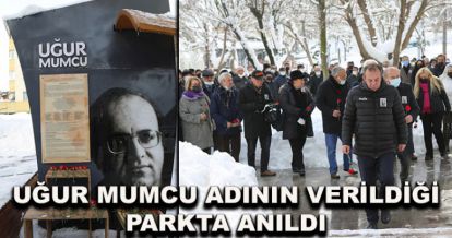 Uğur Mumcu, adının verildiği parkta anıldı