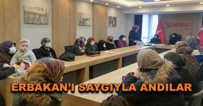 Erbakan'ı saygıyla andılar