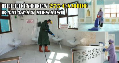 BELEDİYEDEN 275 CAMİDE RAMAZAN MESAİSİ