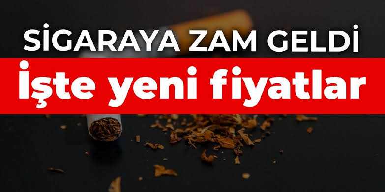 SİGARAYA ZAM GELDİ