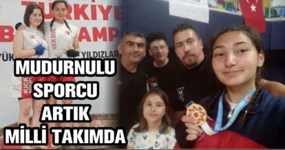 MUDURNULU SPORCU ARTIK MİLLİTAKIMDA