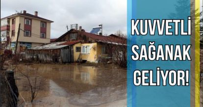 Kuvvetli sağanak geliyor!