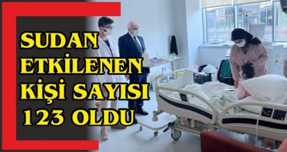 SUDAN ETKİLENEN KİŞİ SAYISI 123 OLDU