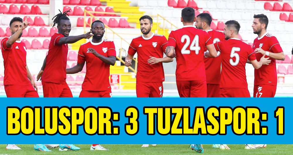 BOLUSPOR: 3 TUZLASPOR: 1