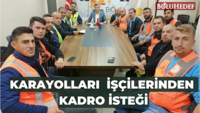 KARAYOLLARI İŞÇİLERİNDEN KADRO İSTEĞİ