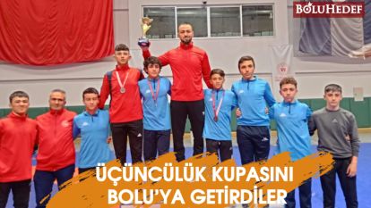 BOLU SAĞLIK VE GENÇLİK SPOR KULÜBÜ GÜREŞTE ÜÇÜNCÜ OLDU