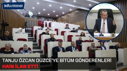 TANJU ÖZCAN DÜZCE'YE BİTÜM GÖNDERENLERİ HAİN İLAN ETTİ