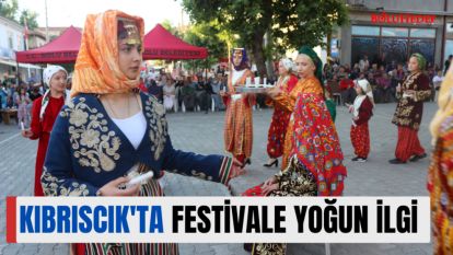 KIBRISCIK'TA FESTİVALE YOĞUN İLGİ