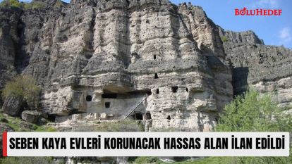 SEBEN KAYA EVLERİ KORUNACAK HASSAS ALAN İLAN EDİLDİ