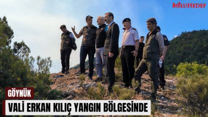 VALİ KILIÇ YANGIN BÖLGESİNDE