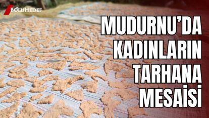 MUDURNU'DA KADINLARIN TARHANA MESAİSİ