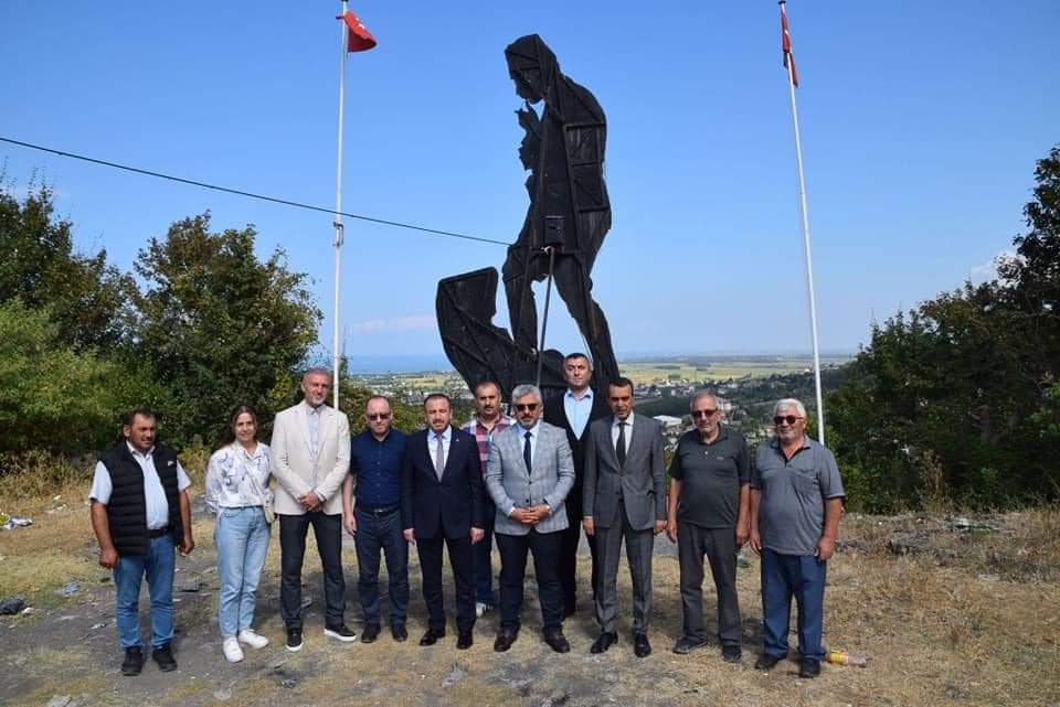 AK Parti Samsun Milletvekili Aksu, Alaçam’da ziyaretlerde bulundu