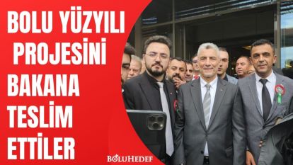 BAKANA TESLİM ETTİLER