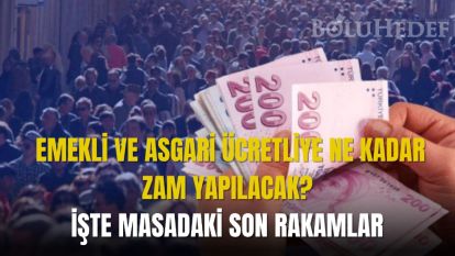 Emekli ve asgari ücretliye ne kadar zam yapılacak?