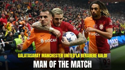 Galatasaray Manchester United'la berabere kaldı.