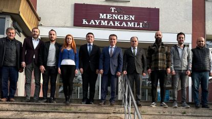 MENGEN, YENİÇAĞA VE DÖRTDİVAN'I ZİYARET ETTİ