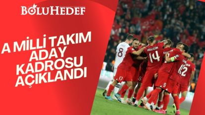 MİLLİ TAKIM ADAY KADROSU AÇIKLANDI