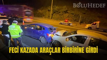 ZİNCİRLEME TRAFİK KAZASINDA 6 KİŞİ YARALANDI