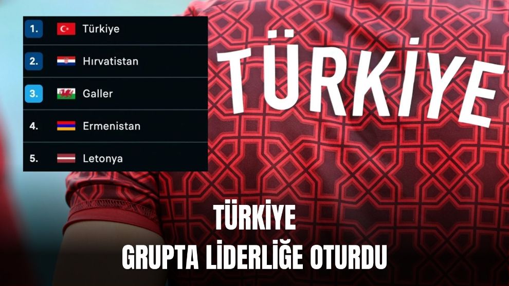 A Milli Futbol Takımı tarihinde ilk kez eleme grubunu lider tamamladı