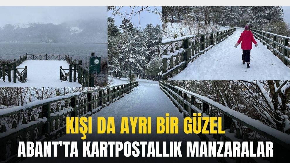 ABANT'TA KARTPOSTALLIK MANZARALAR