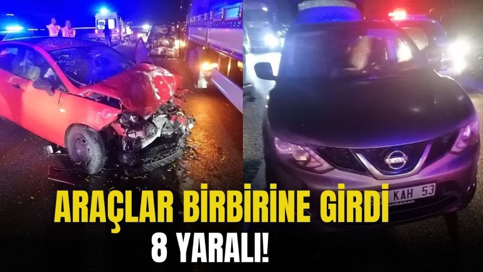 ARAÇLAR BİRBİRİNE GİRDİ