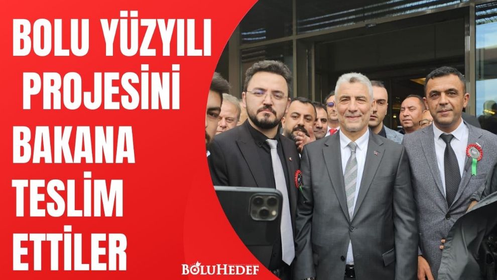 BAKANA TESLİM ETTİLER