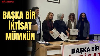 BAŞKA BİR İKTİSAT MÜMKÜN