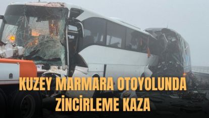 Kuzey Marmara Otoyolu'nda zincirleme kazada 10 kişi öldü, 59 kişi yaralandı