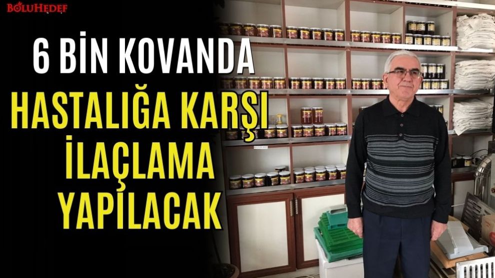 6 BİN KOVANDA  HASTALIĞA KARŞI İLAÇLAMA YAPILACAK