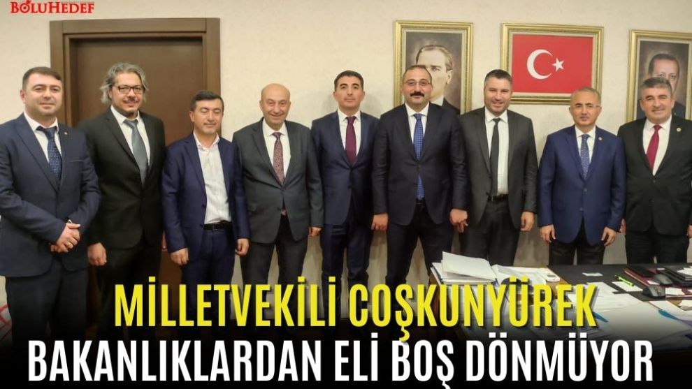 BAKANLIKLARDAN ELİ BOŞ DÖNMÜYOR