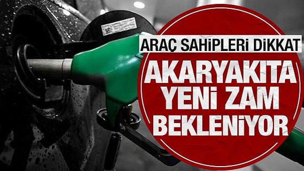 Benzine zam geliyor: Çarşamba gününden itibaren...