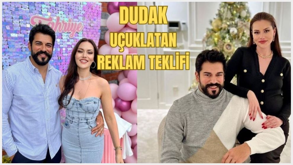 Burak Özçivit ve Fahriye Evcen'e 80 milyon TL'lik reklam teklifi